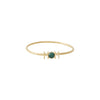 Design Letters Great maman bracele 18k plaqué or, malachite vert