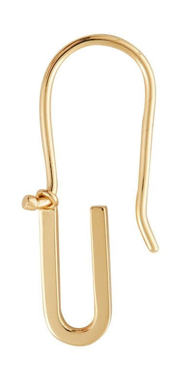 [product_category]-Design Letters Initial Earrings With Letter Gold, U-Design Letters-5710498192303-90406000U-DES-1