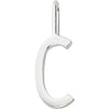 Design Letters Letters hanger a z 10 mm, zilver, c