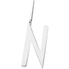 Design Letters Letters hanger a z 16 mm, zilver, n