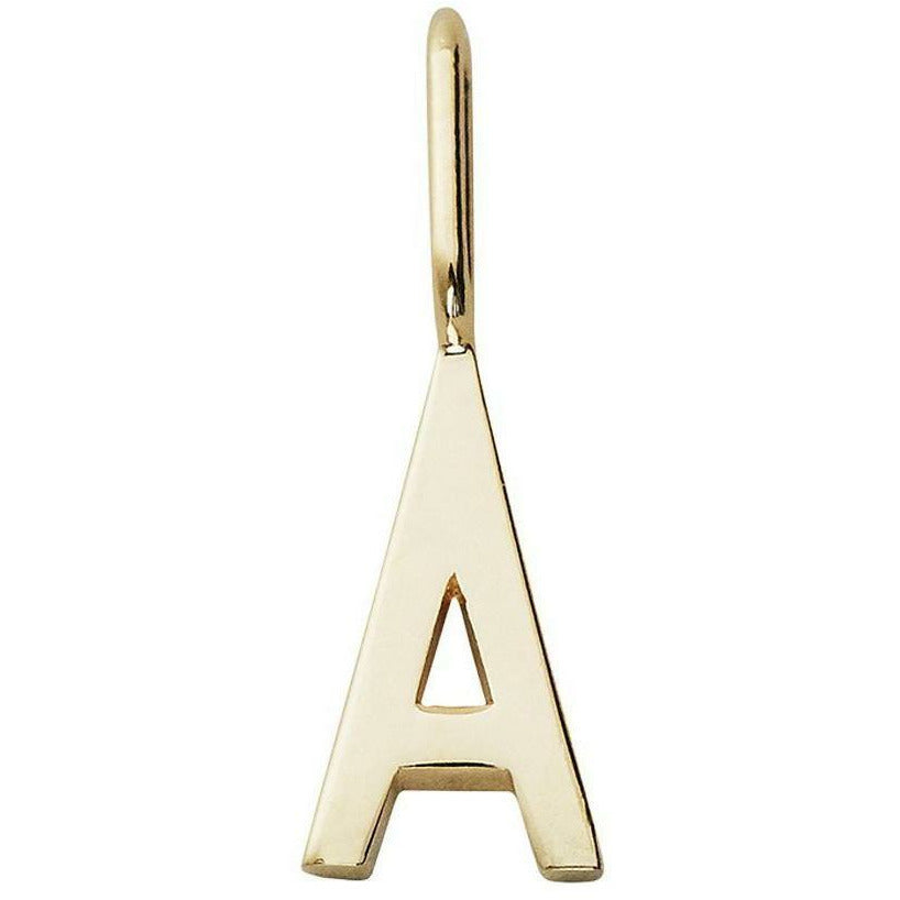 Design Letters Lettres Pendentif A Z 30 mm, or, un