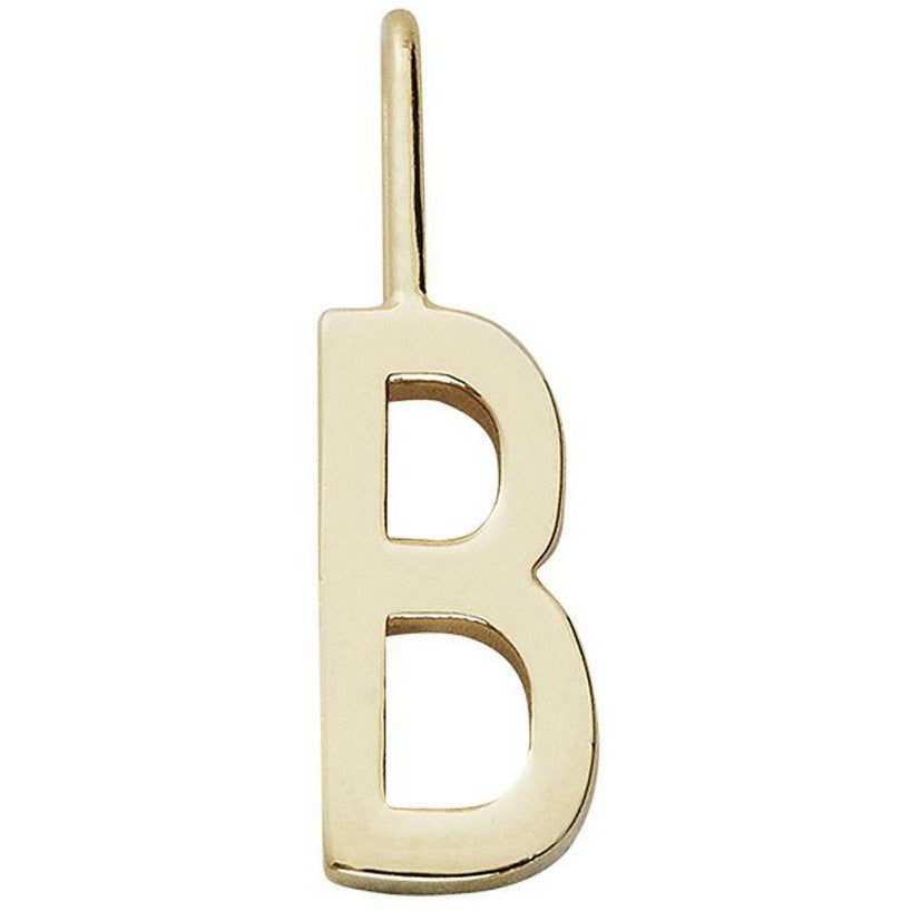 Design Letters Letters Pendant A Z 30 mm, Gold, B