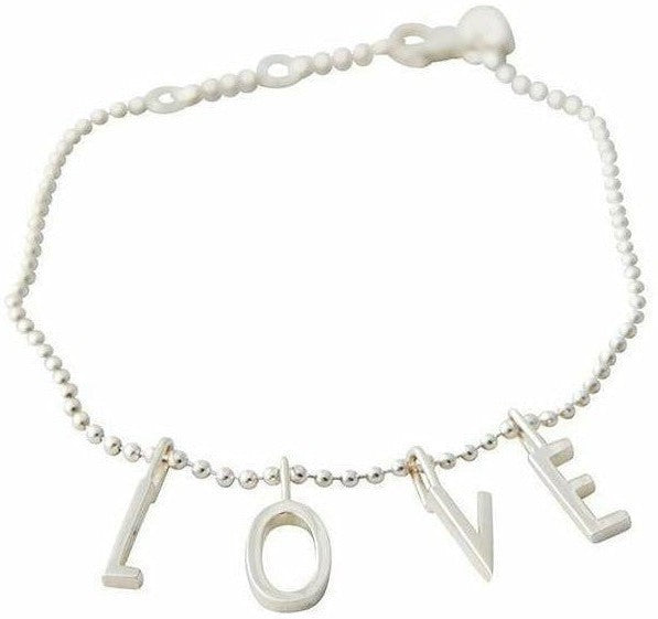 Design Letters Love Bracelet, Silver