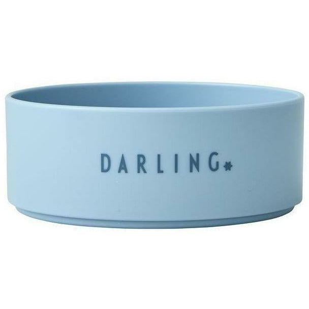 Design Letters Mini Favoriete Bowl Tritan Light Blue, schat