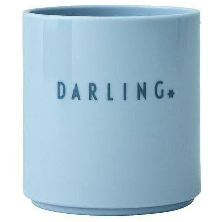 Design Letters Mini Mug Mug Blue Blue, Darling