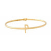 Design Letters My Bangle P Armspange, 18k vergoldetes Silber