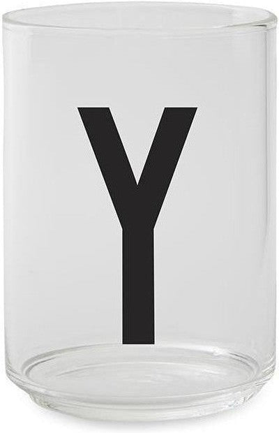 Design Letters Persoonlijk drinkglas a z, y