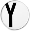 Design Letters Plate de porcelaine personnelle a z, y