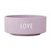 Design Letters Snack Bowl Love, lavande