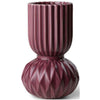 Dottir Rufflebell Vase, Aubergine