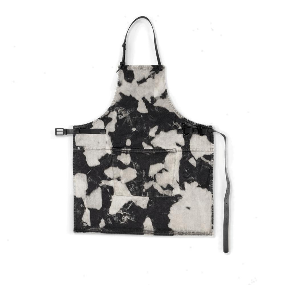 Delantal de Dutchdeluxes en estilo BBQ, manchado negro