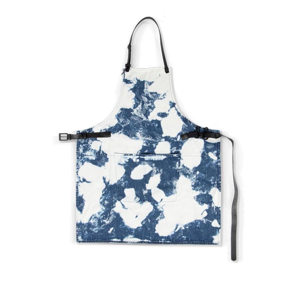 Dutchdeluxs Apron in stile barbecue, macchiata blu