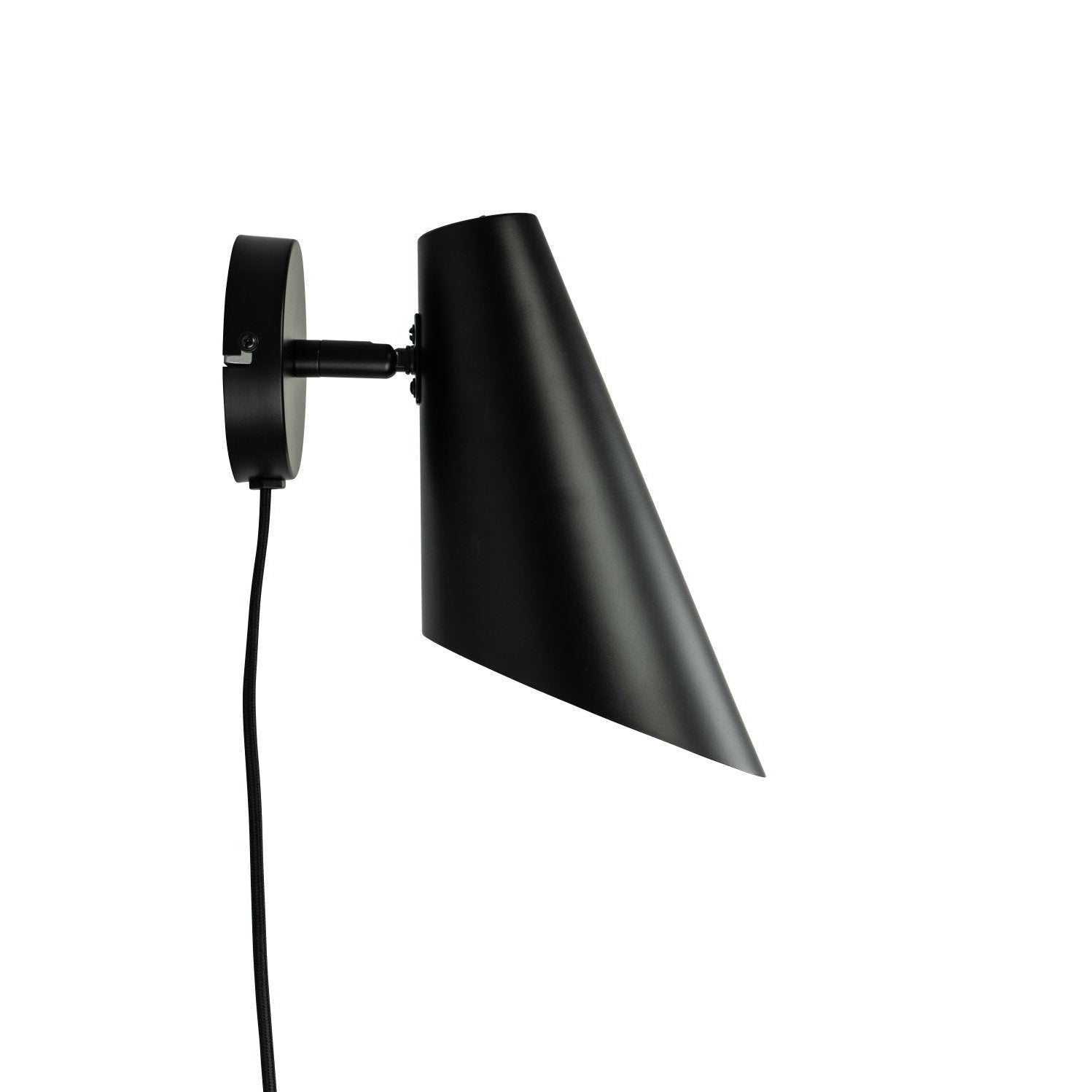 Dyberg Larsen Lampe murale en calotte, noir