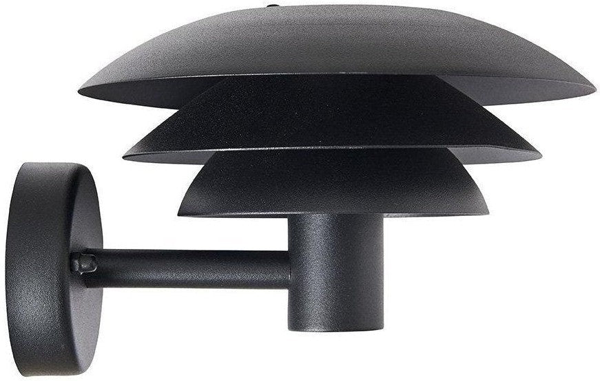 Dyberg Larsen Dl20 Outdoor Wall Lamp, Matt Black