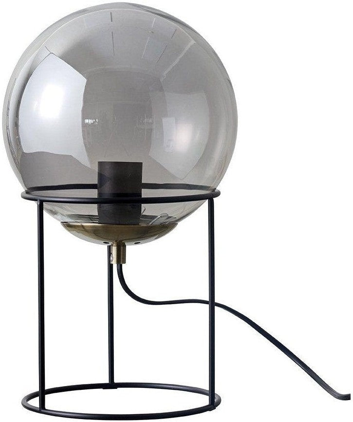 Dyberg Larsen Moon Table Lamp fumato vetro, Ø20