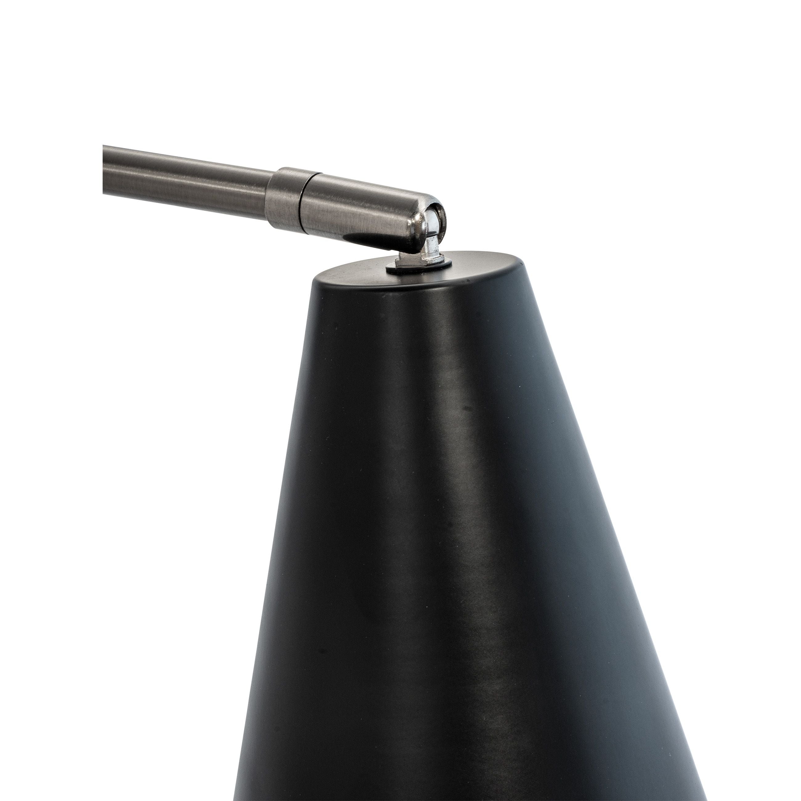 [product_category]-Dyberg Larsen Oswald Table Wall Lamp, Black/Steel-Dyberg Larsen-5704709072720-7272-DYB-4