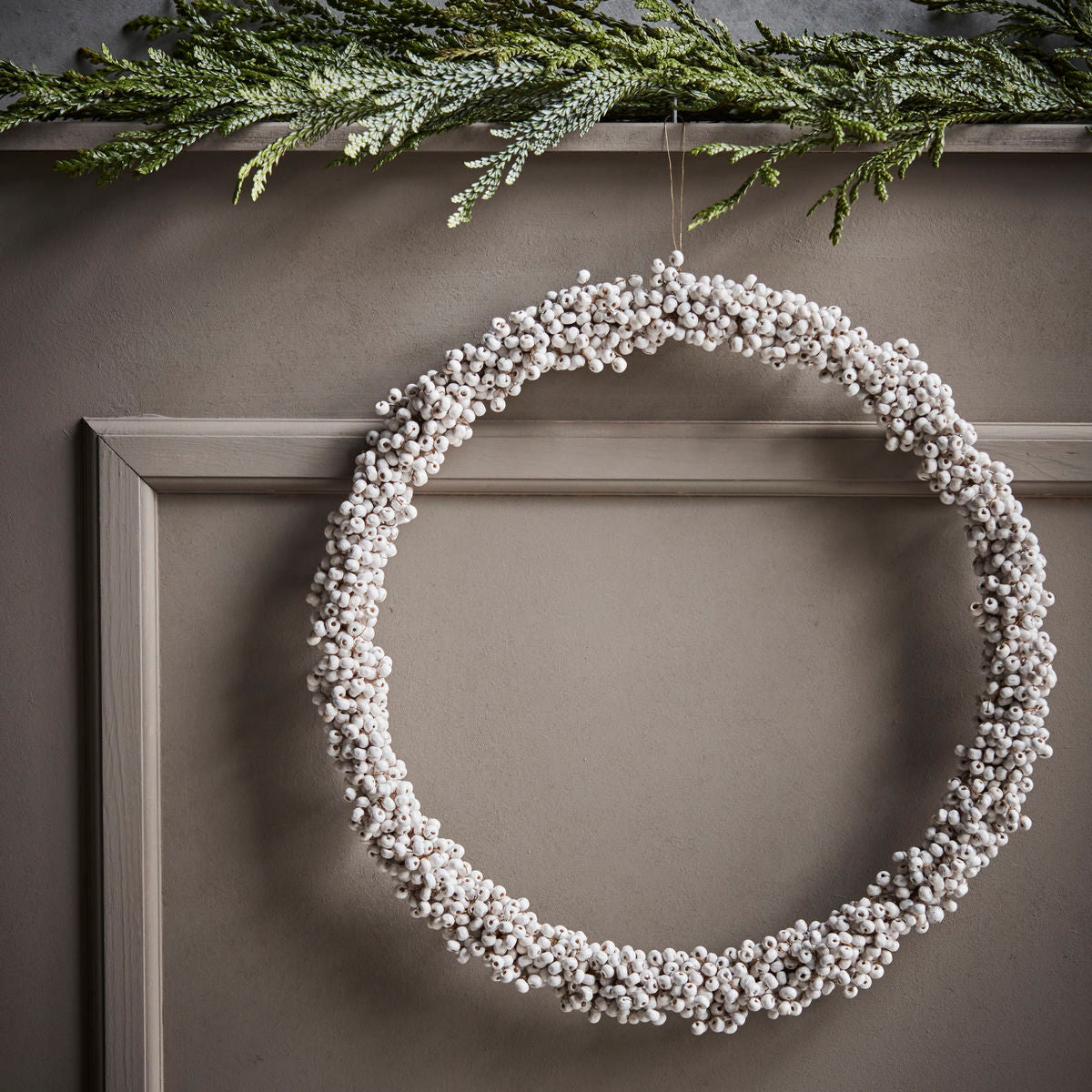 House Doctor Wreath, hdwinter, bianco