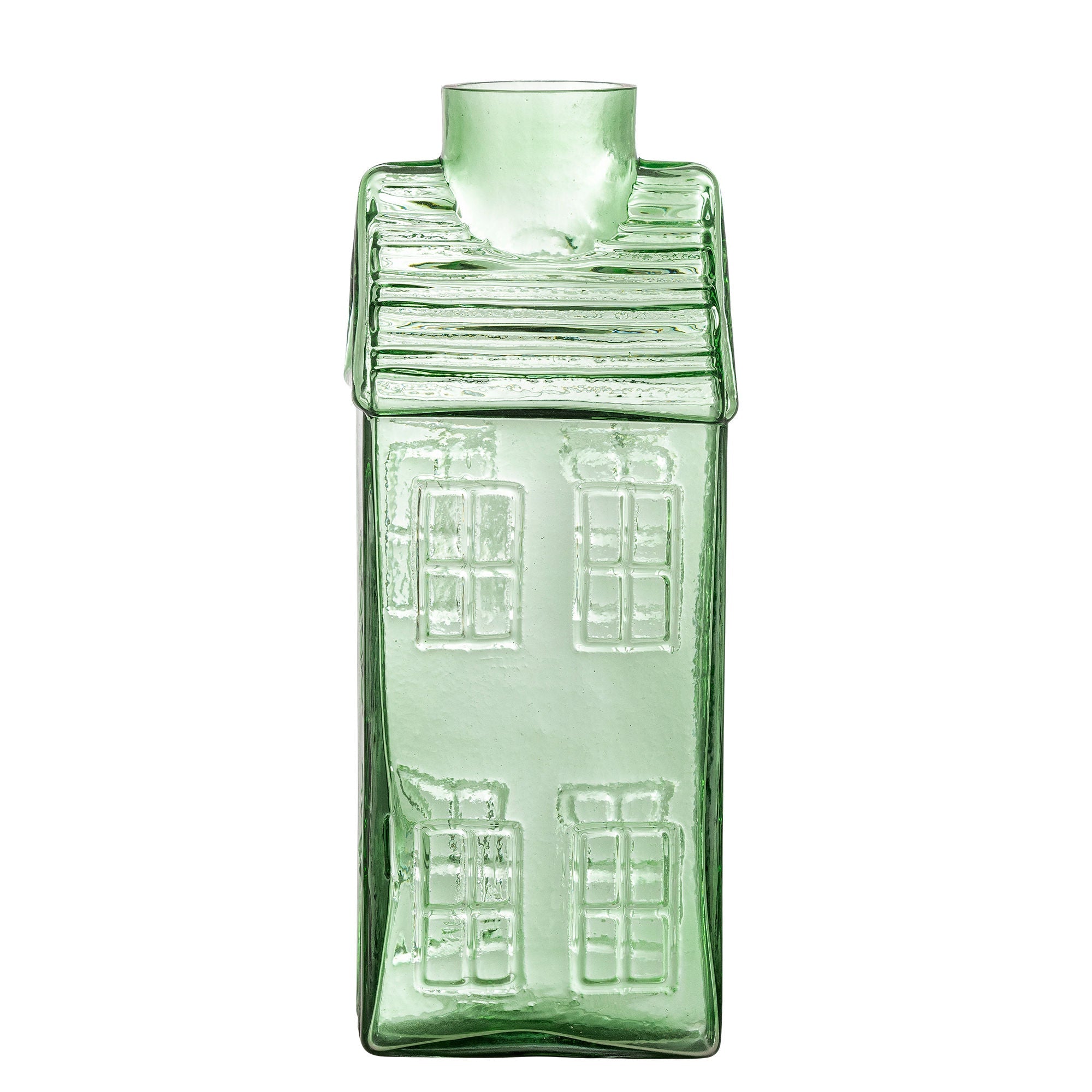 Bloomingville Kammy Vase, groen, gerecycled glas