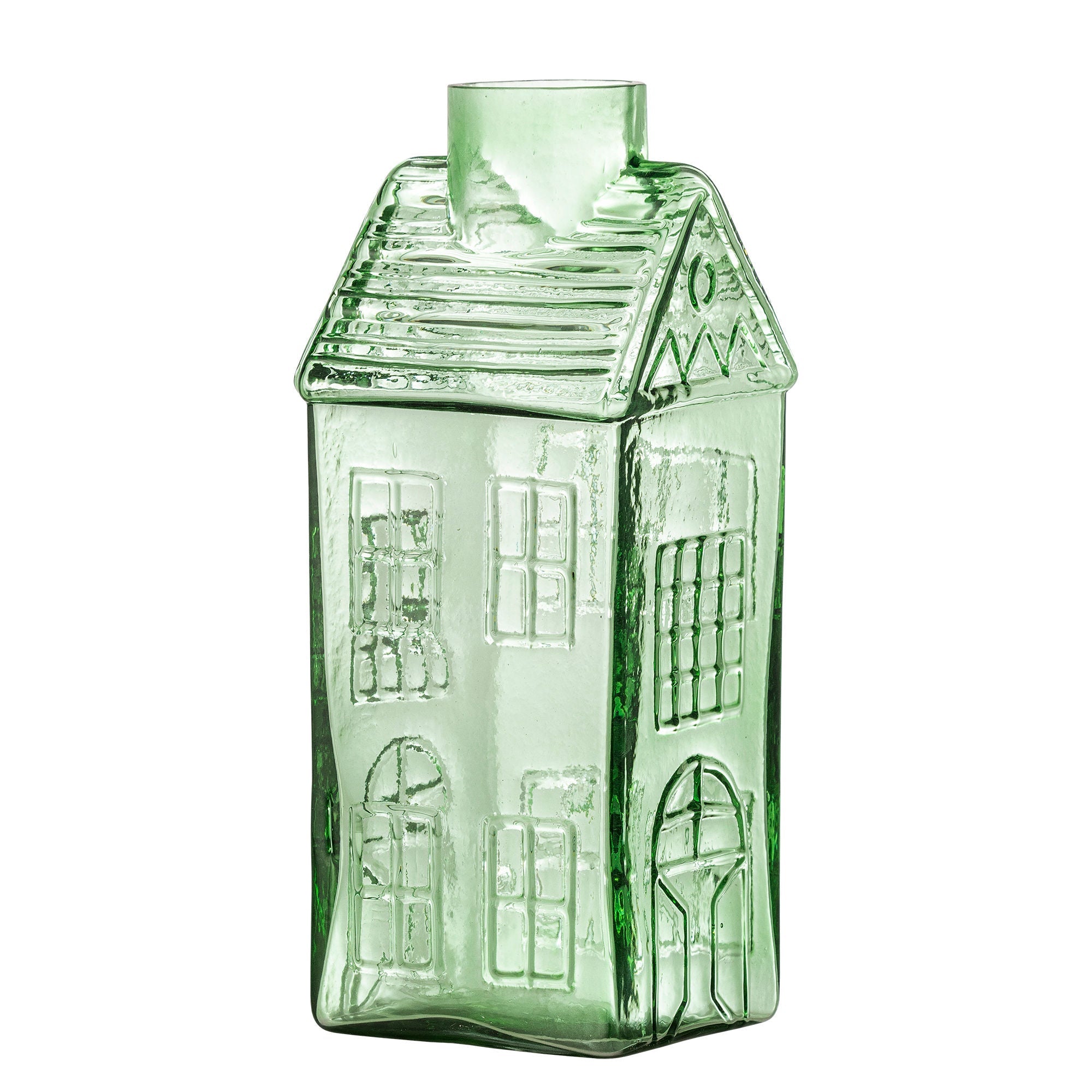 Bloomingville Kammy Vase, groen, gerecycled glas