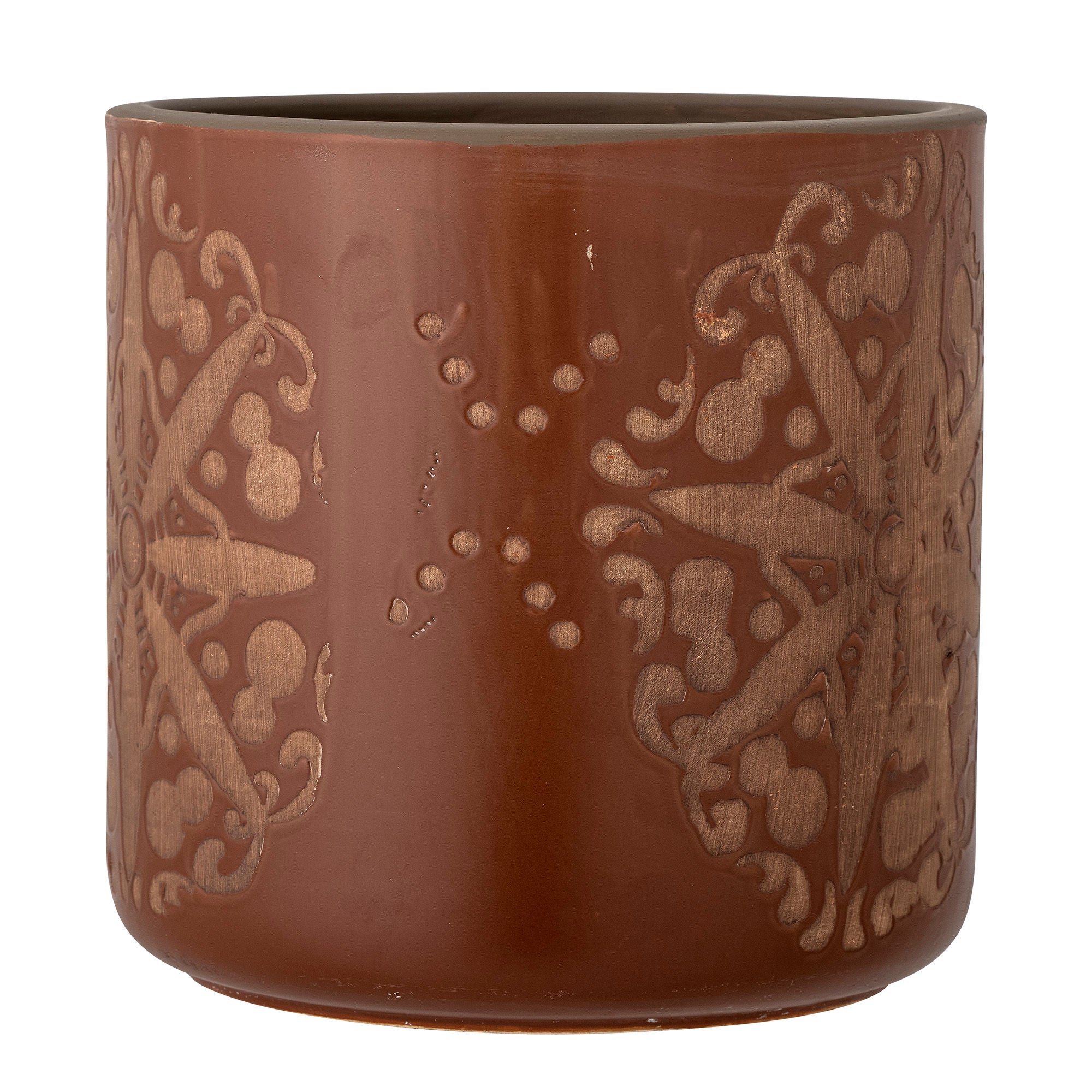 Bloomingville Safio Deco Flowerpot, brun, terre cuite