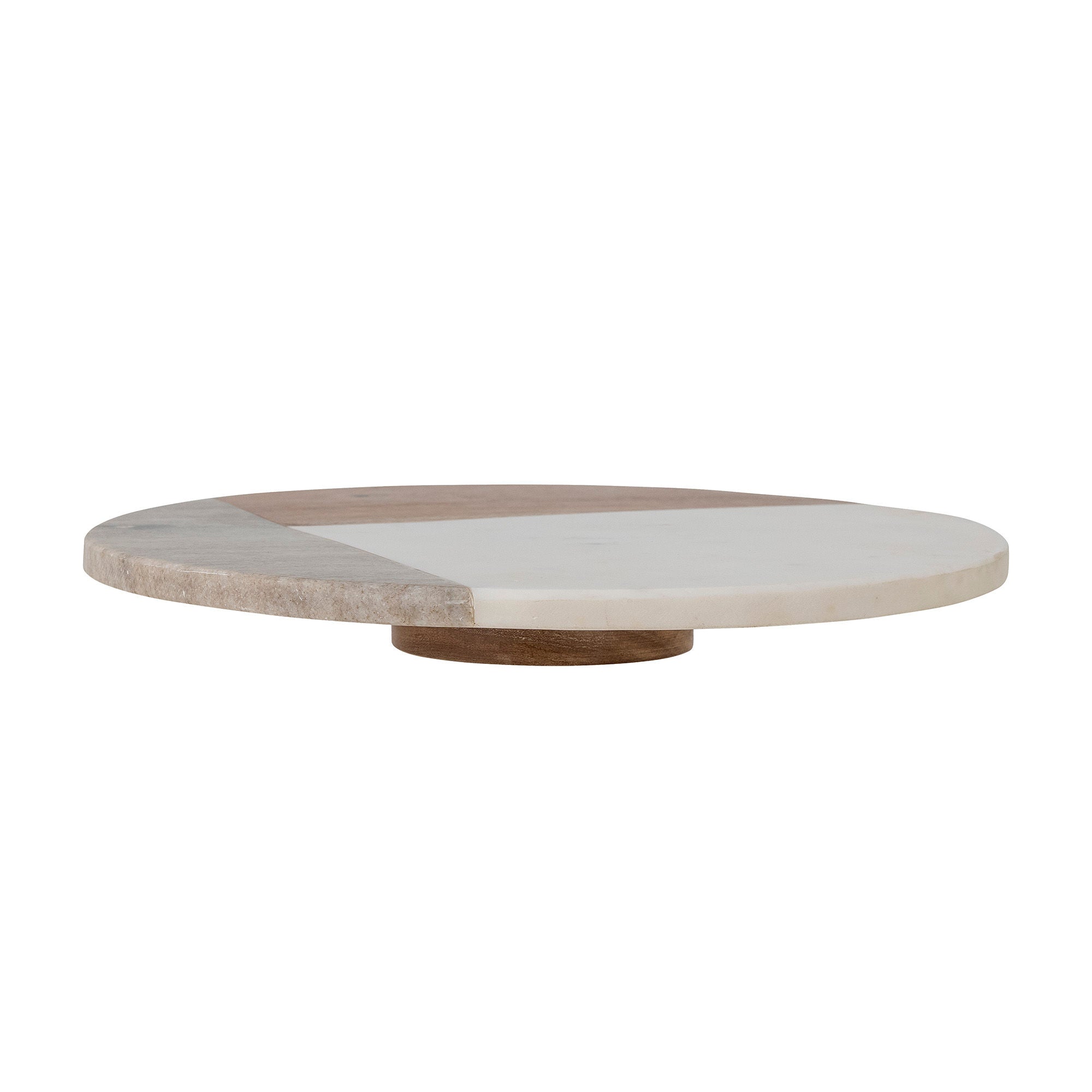 Collection créative Olly Cake Tray, blanc, marbre