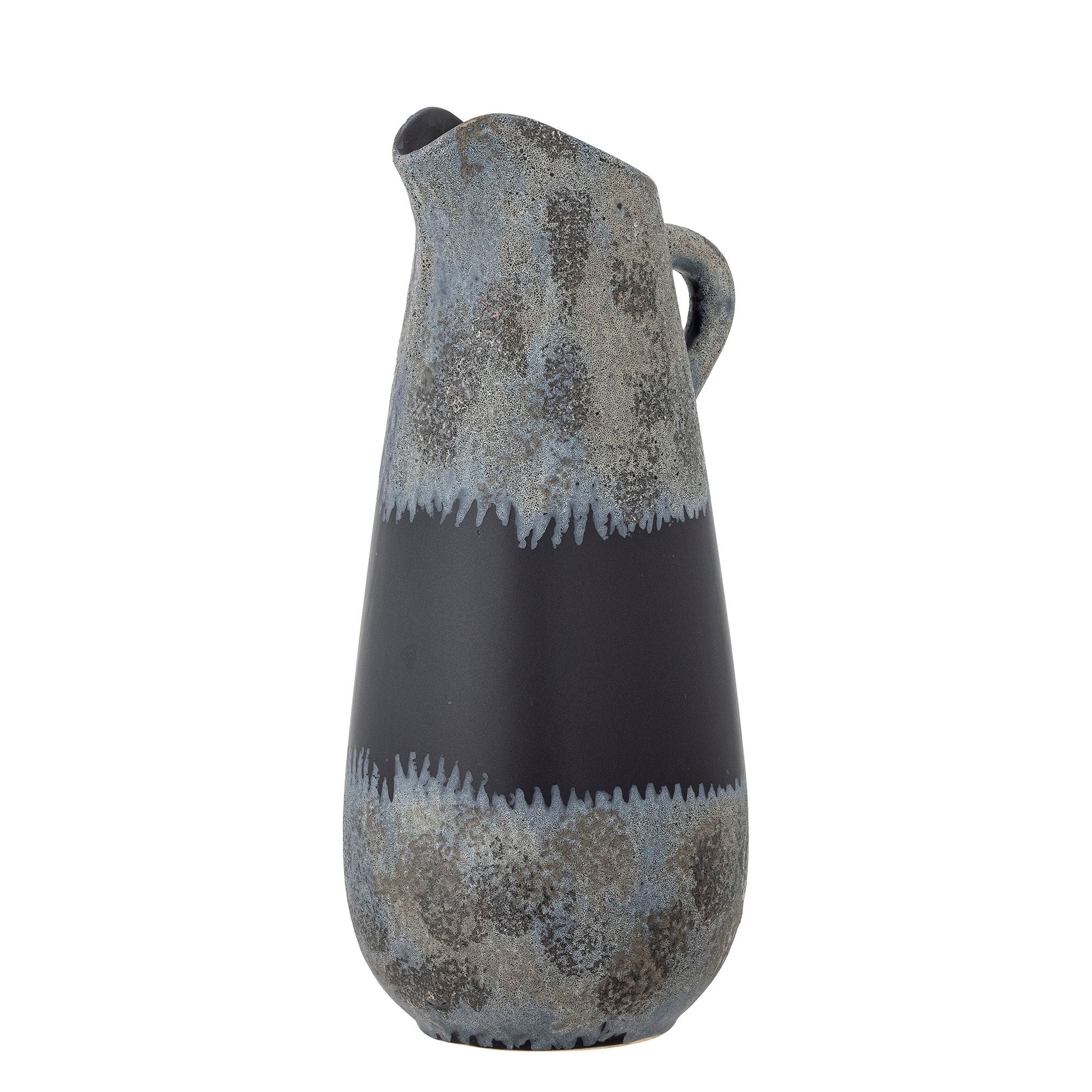 Creatieve collectie Khumo Vase, zwart, steengoed