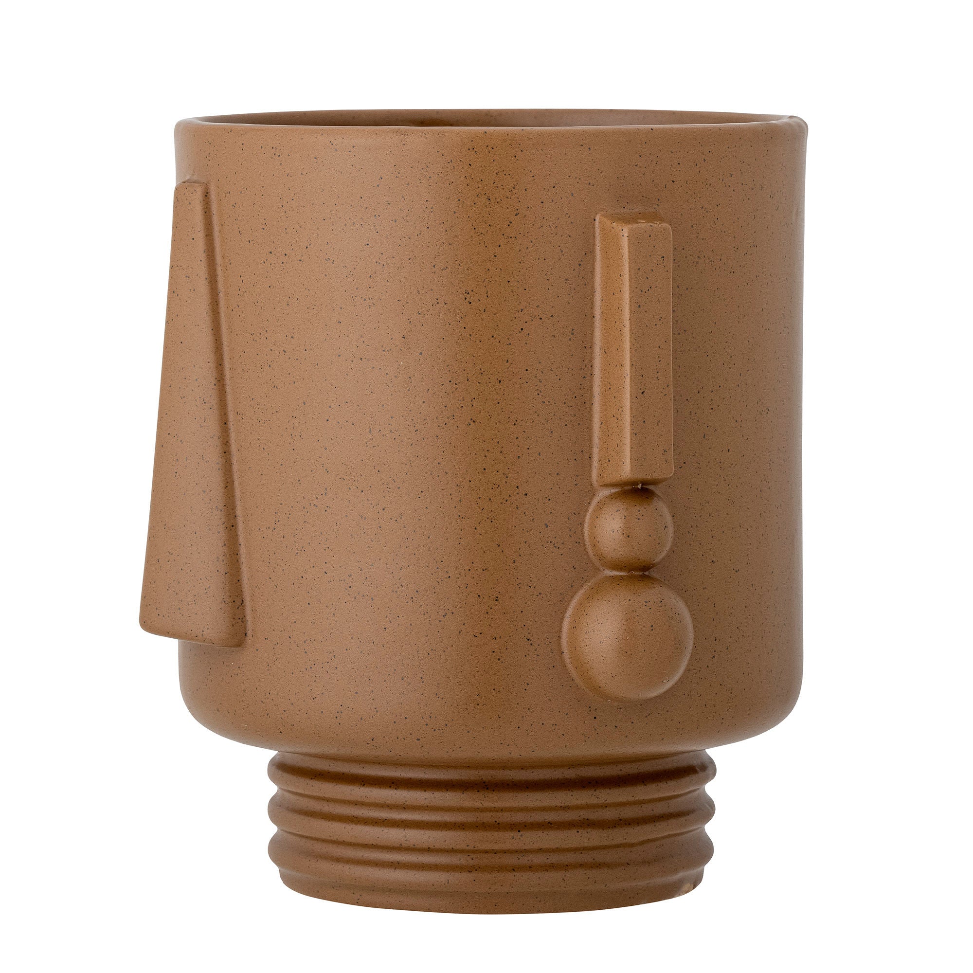 Bloomingville Guxim Flower Pot，棕色，stoneware