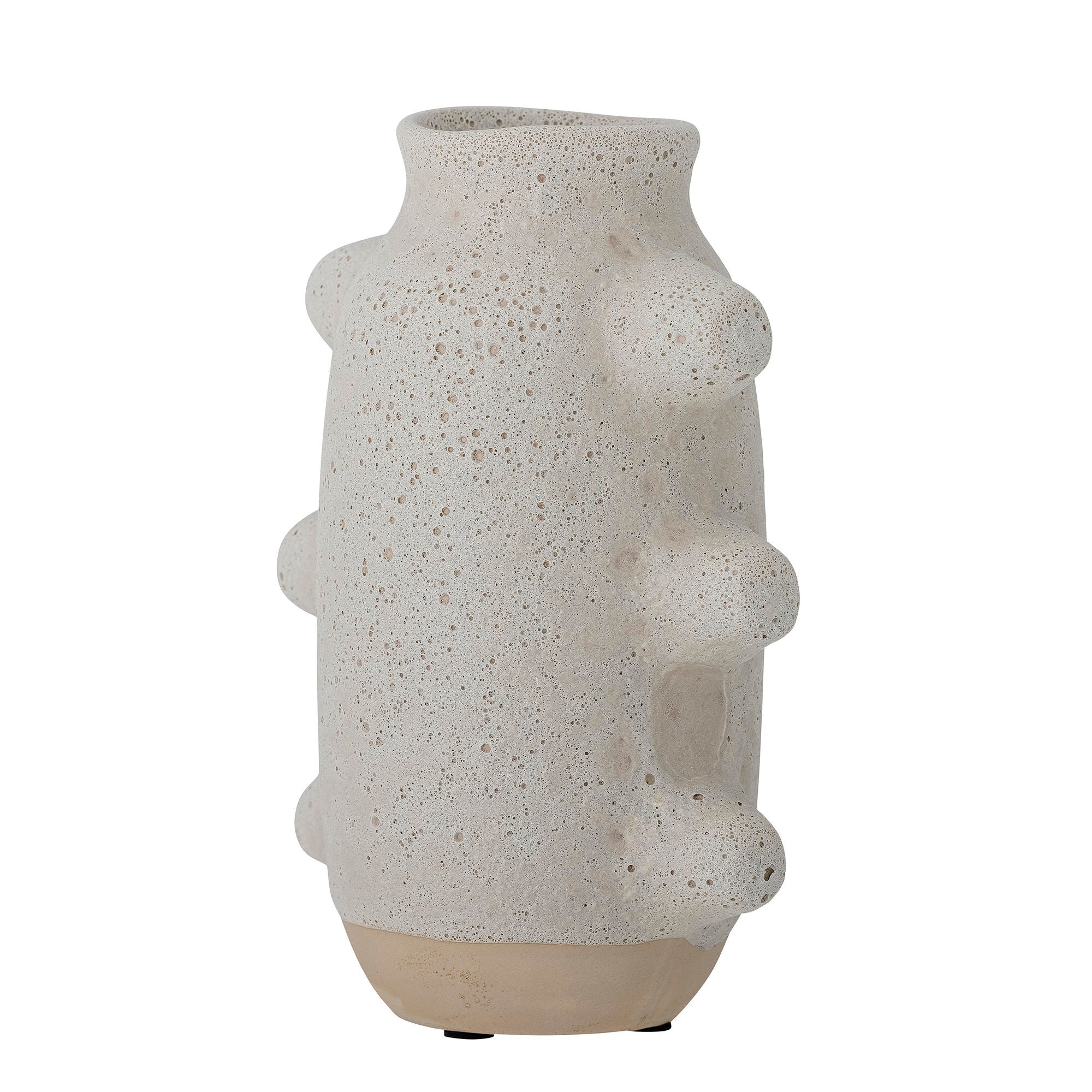 Bloomingville Birka Vase, weiß, Keramik