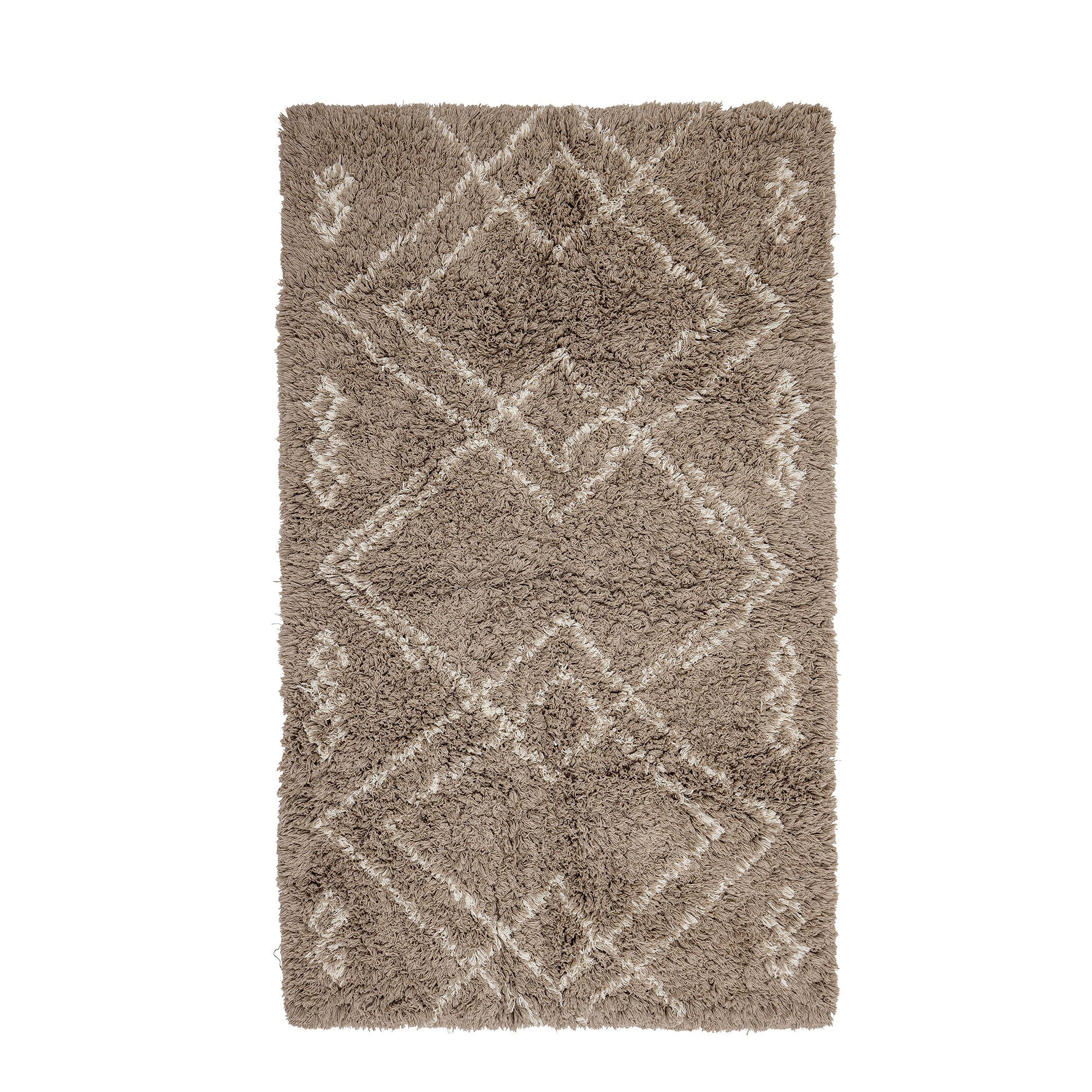 Bloomingville Edea地毯，棕色，棉花