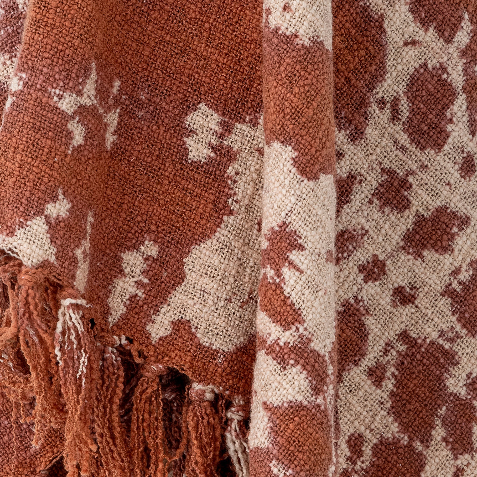 Collezione creativa Giuseppa Throw, Brown, Cotton