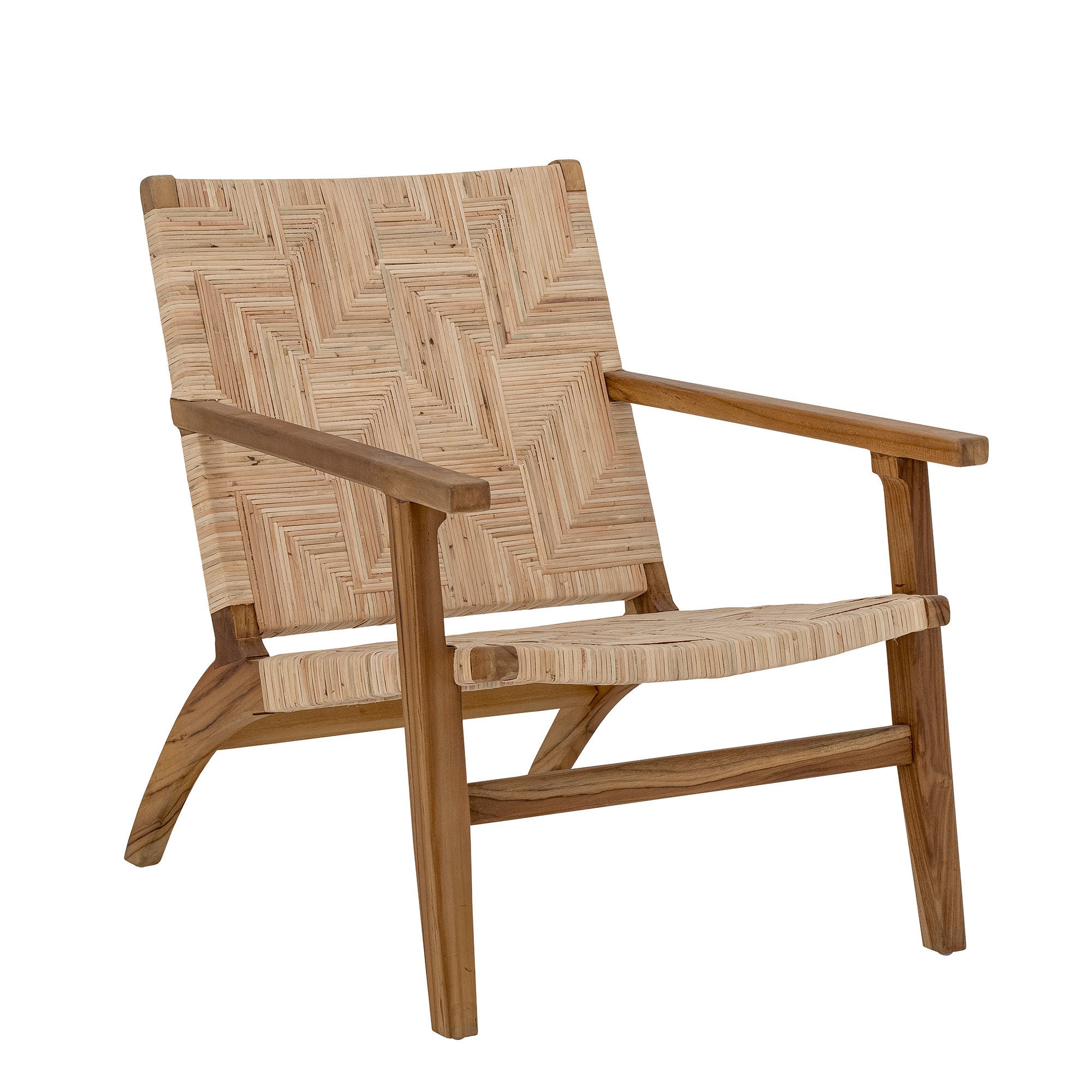 Creative Collection Mills Lounge Chair, Brown, Rattan