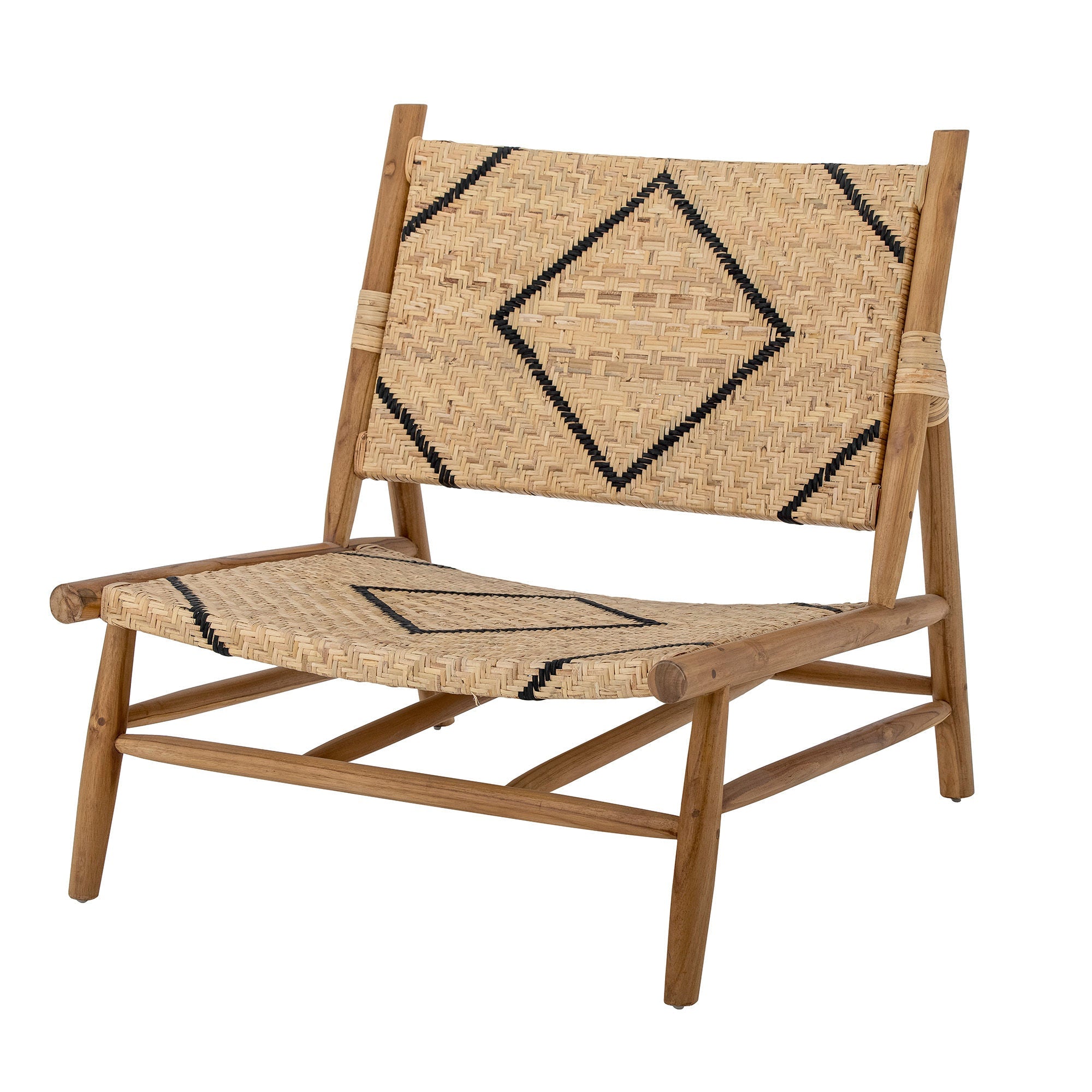 Creatieve collectie Lennox Lounge Chair, Nature, Teak