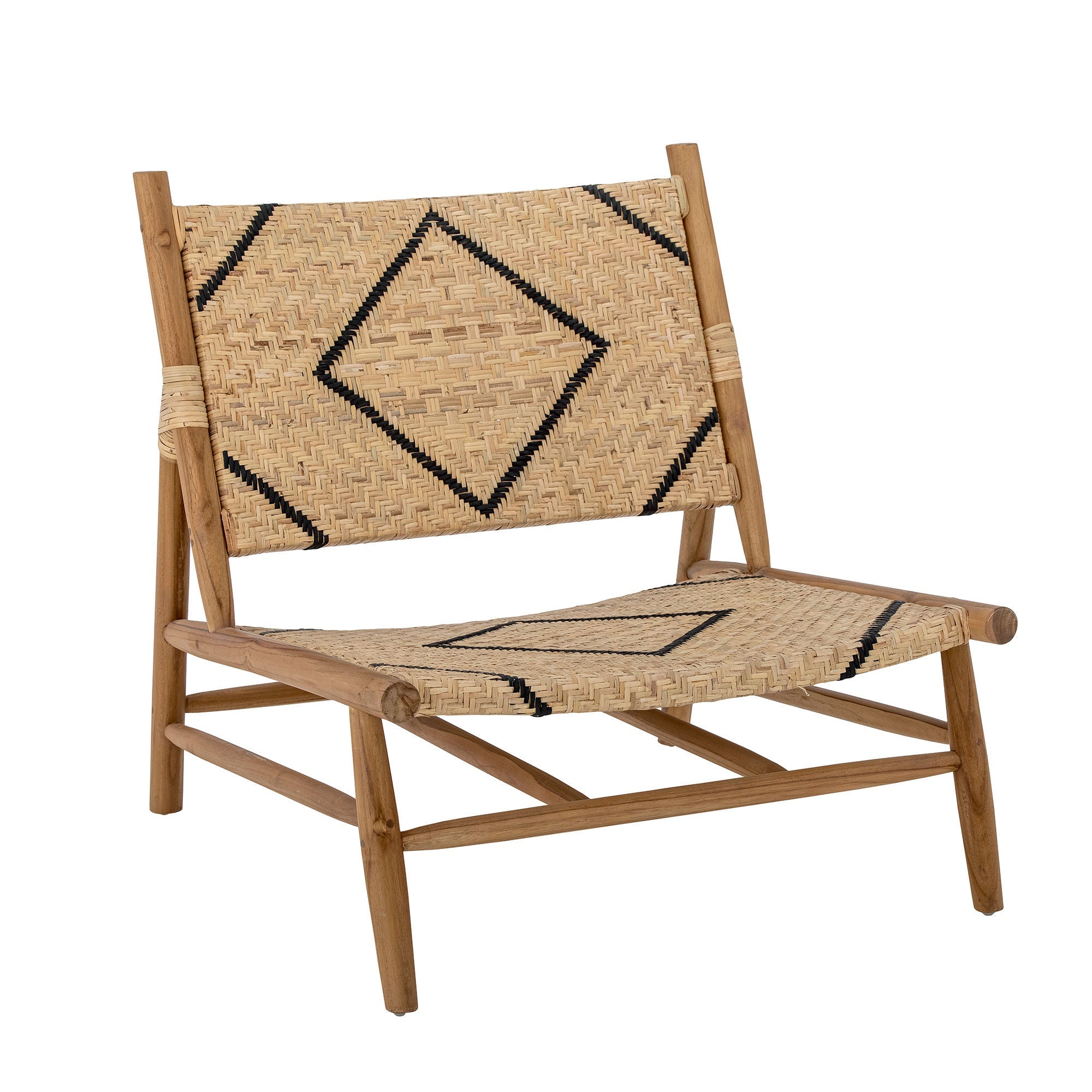 Creatieve collectie Lennox Lounge Chair, Nature, Teak