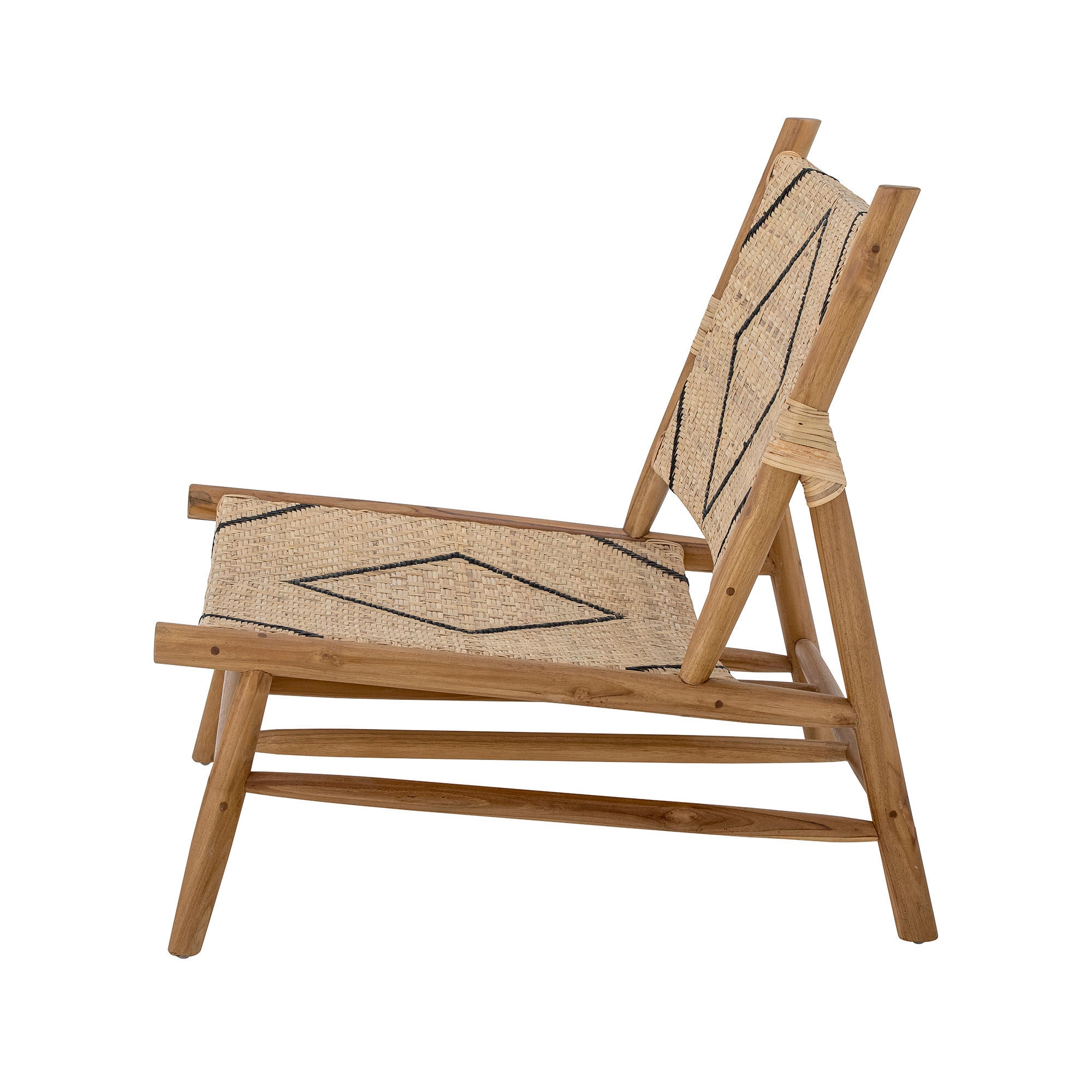 Creative Collection Lennox Lounge Chair, Nature, Teak