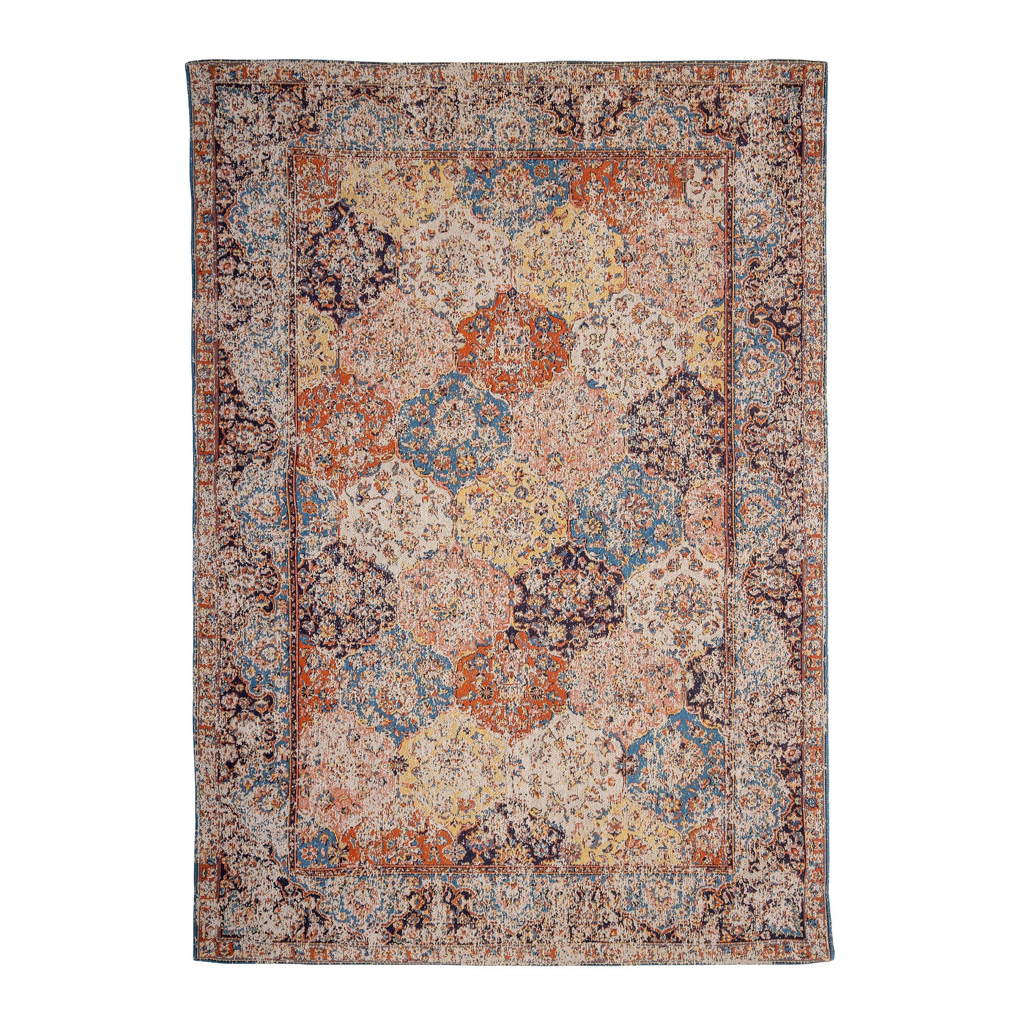 Creative Collection Dalina Rug, Red, Cotton