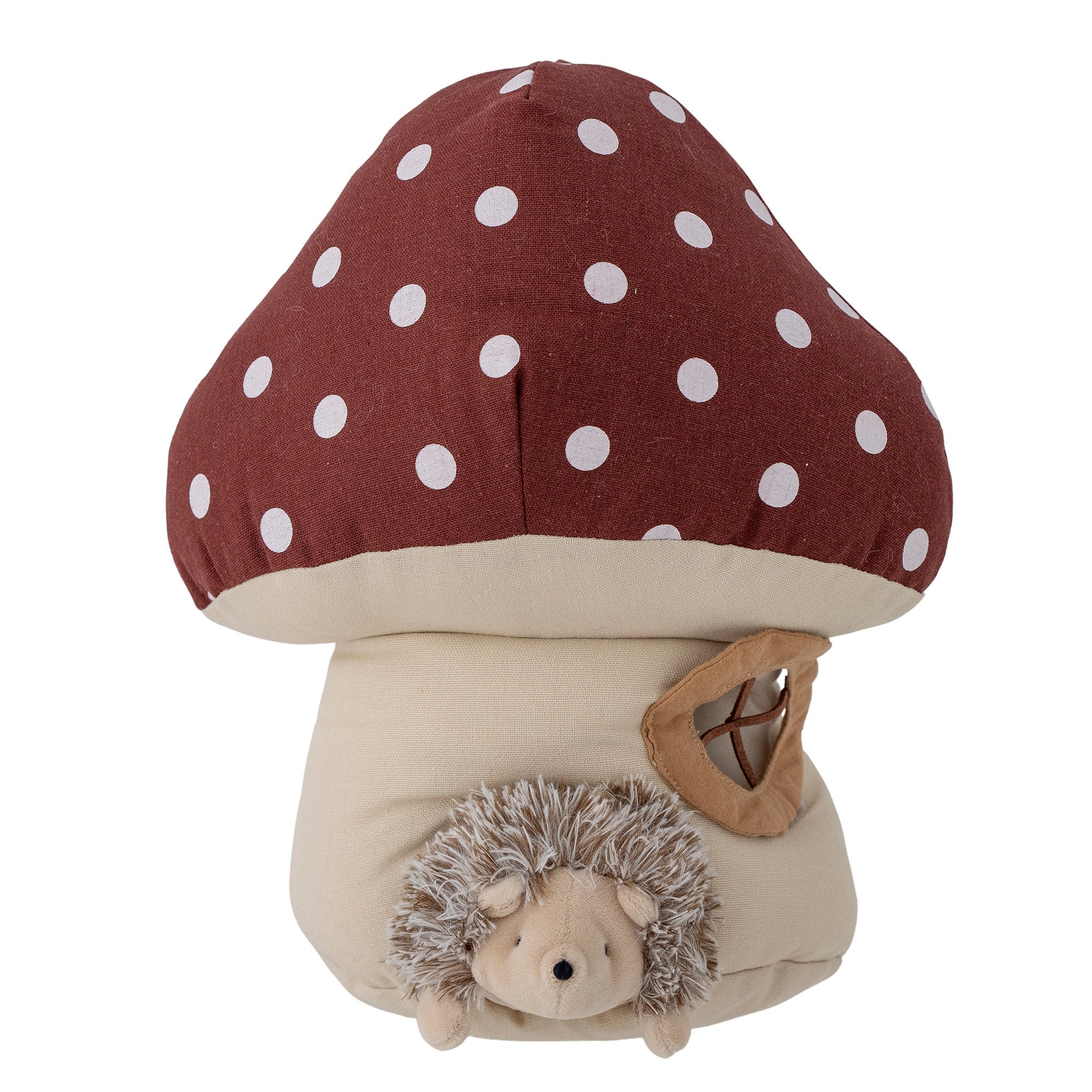 Bloomingville Mini Gaston Soft Toy, rojo, lino