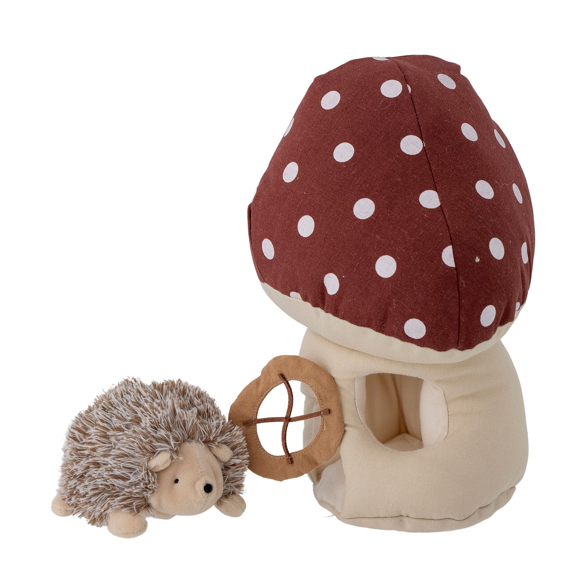 Bloomingville Mini Gaston Soft Toy, rood, linnen