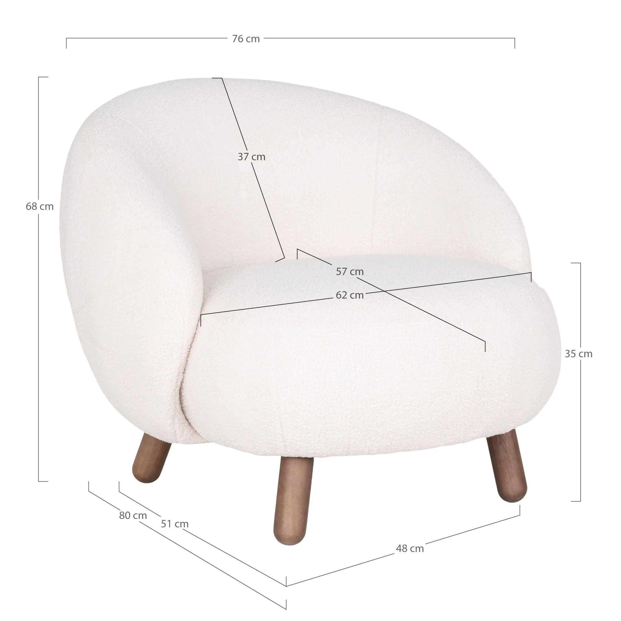 Chaise salon Nordic Savona Nordic Savona