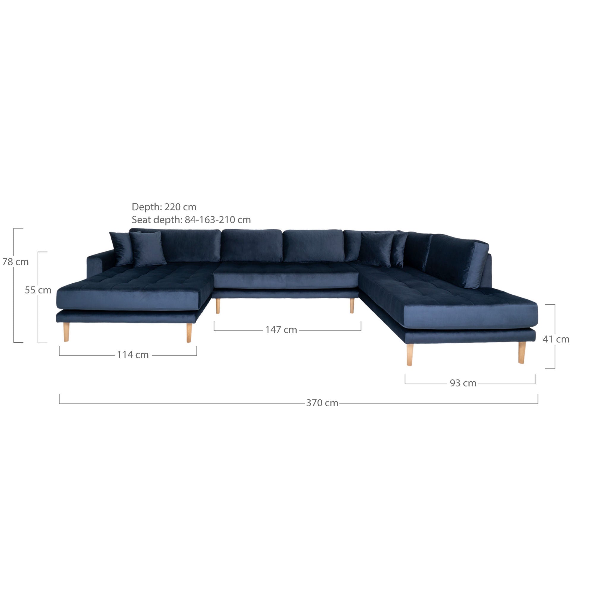 Hus Nordic Lido U-Sofa Open End