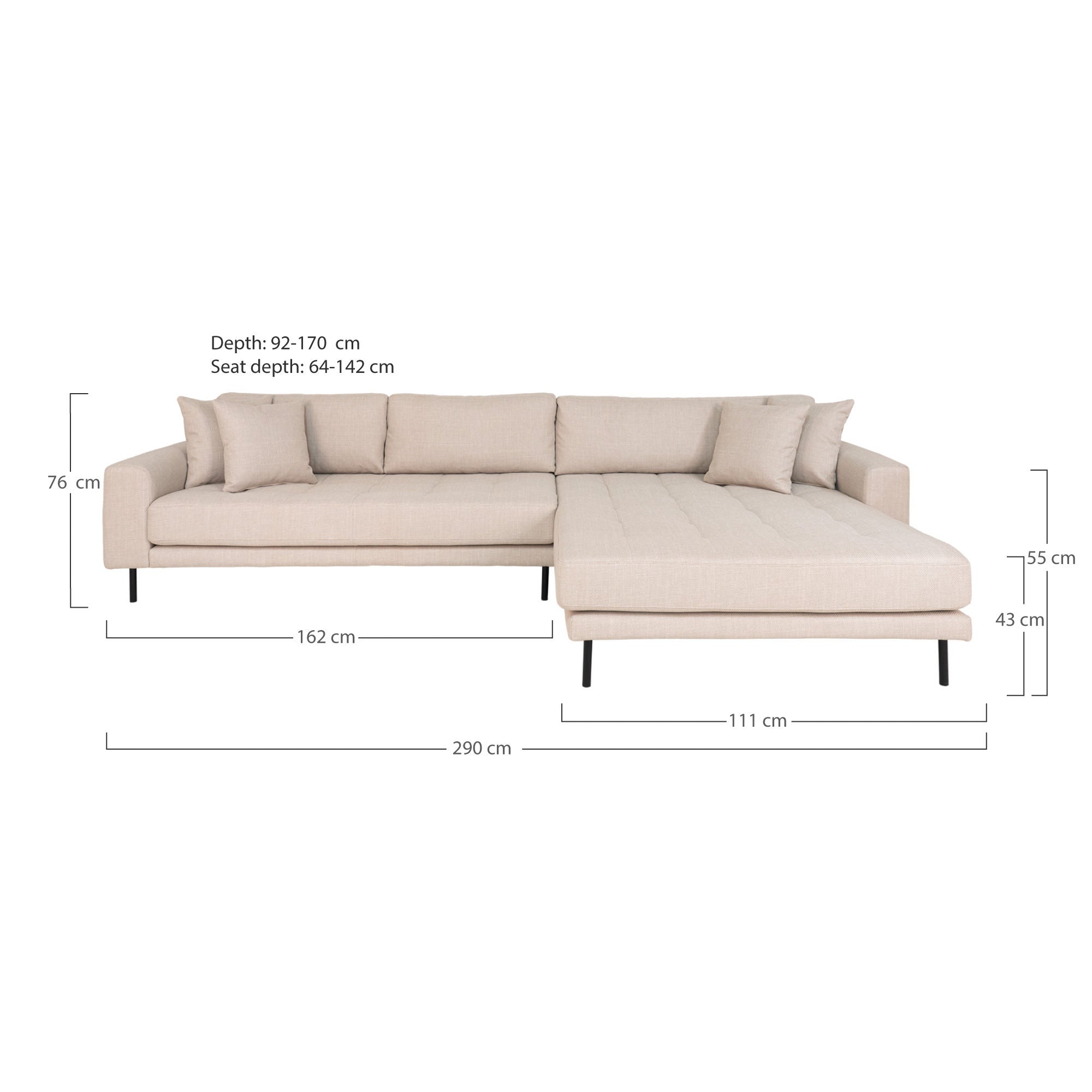 Huis Noordse Lido Lounge Sofa