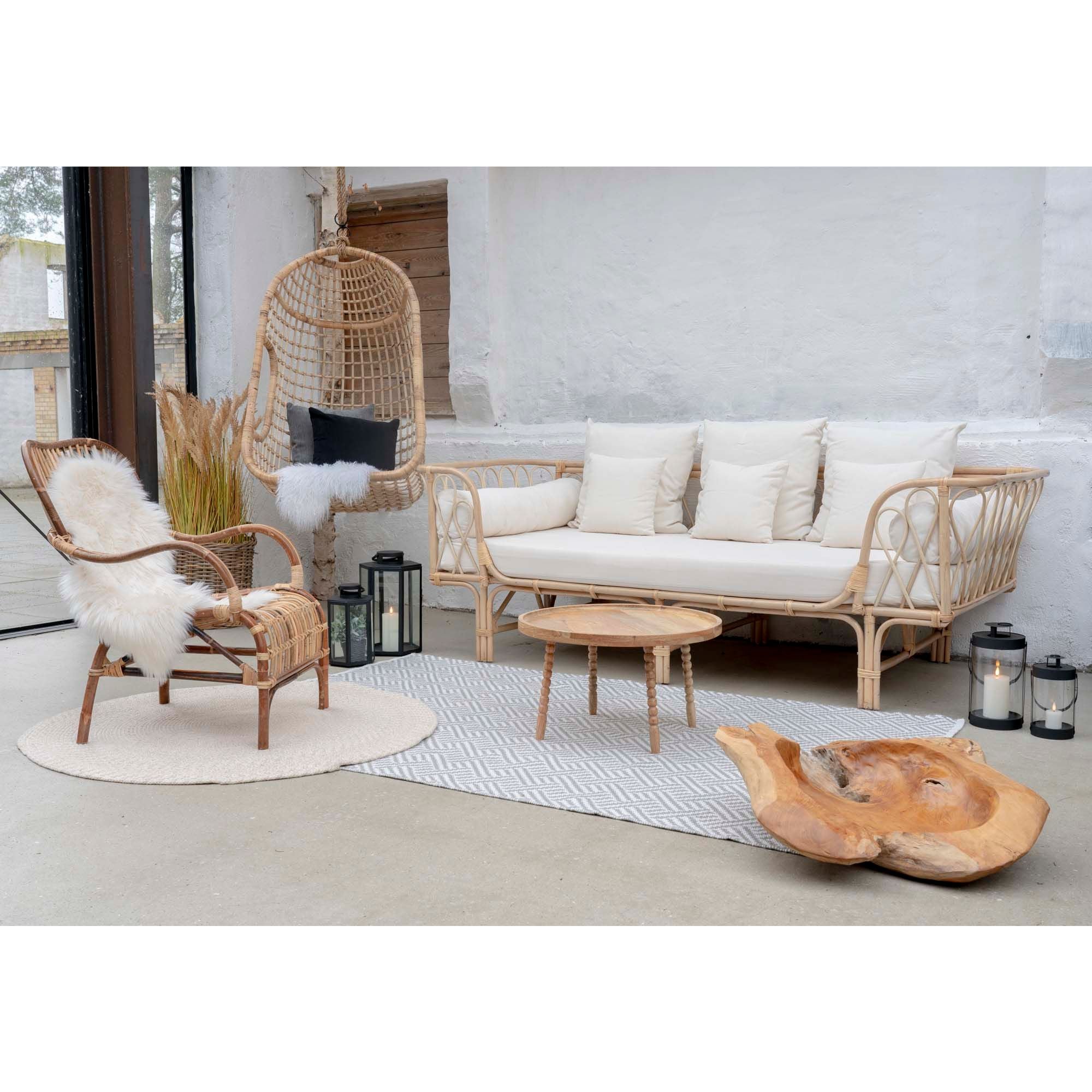 House Nordic Montella Rattan Soffa