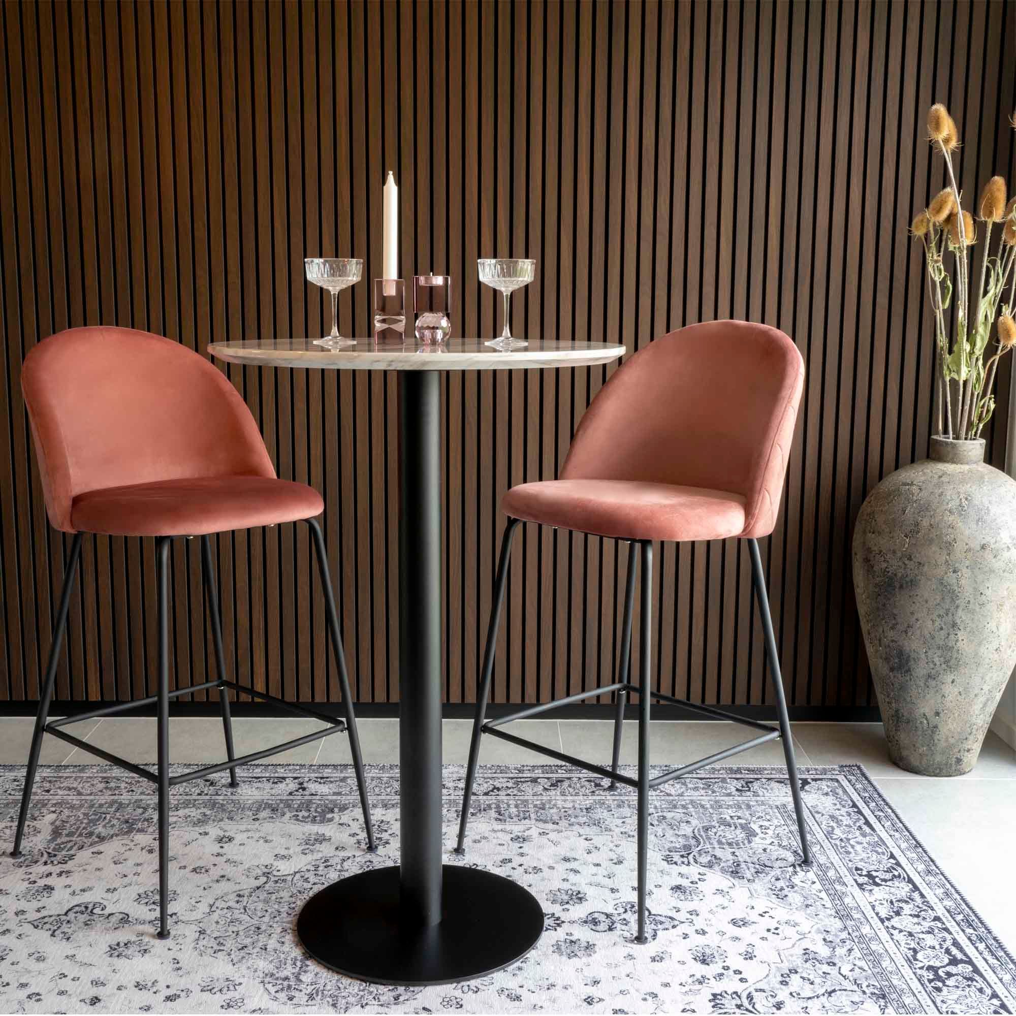 House Nordic Lausanne Bar Chair - Sæt på 2