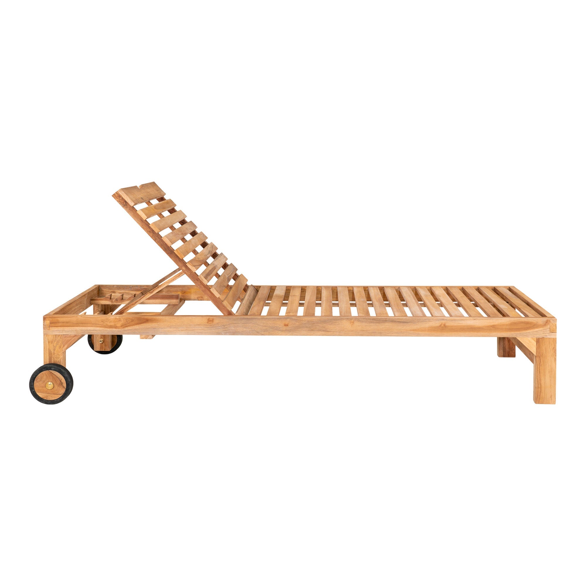 Talo pohjoismainen Andorra Teak Sunlounger