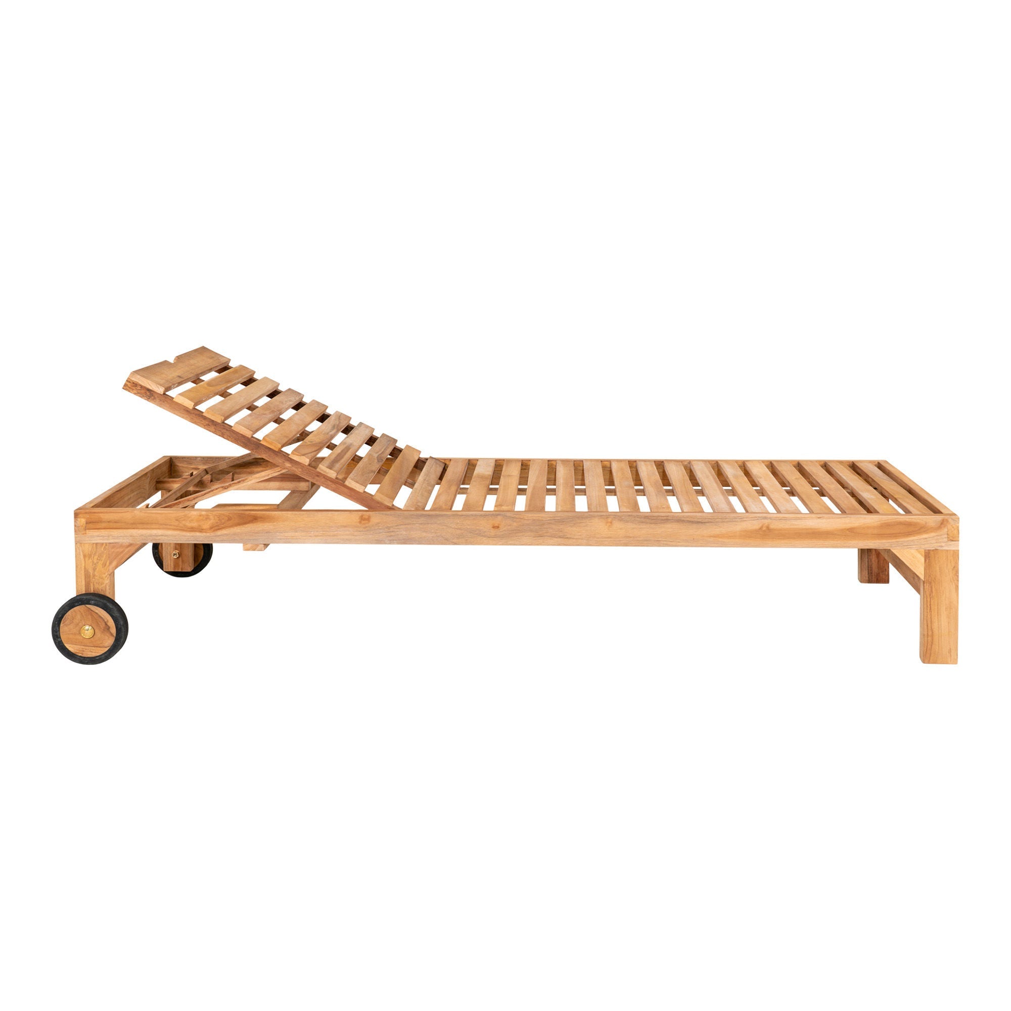 Talo pohjoismainen Andorra Teak Sunlounger