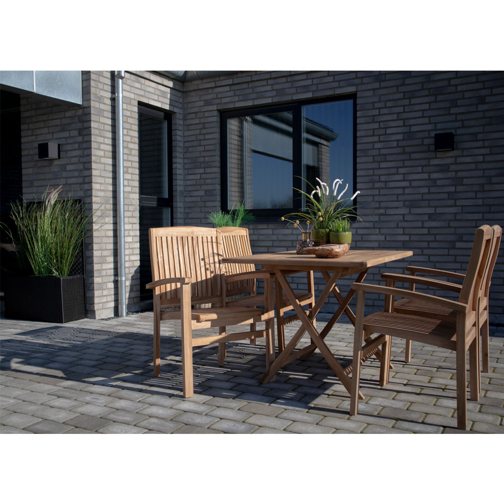 House Nordic Oviedo teak spisebord