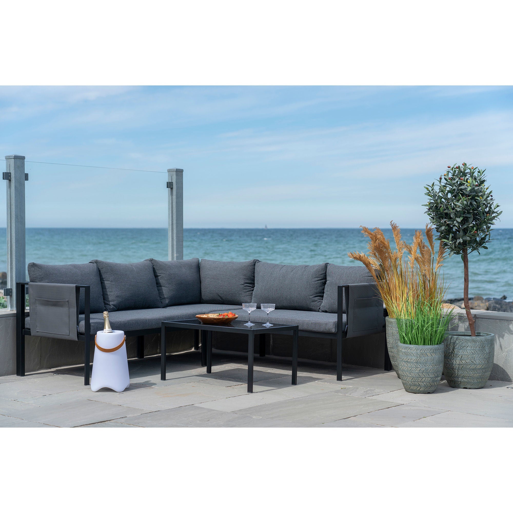 Casa Nordic Cannes Corner Lounge Set