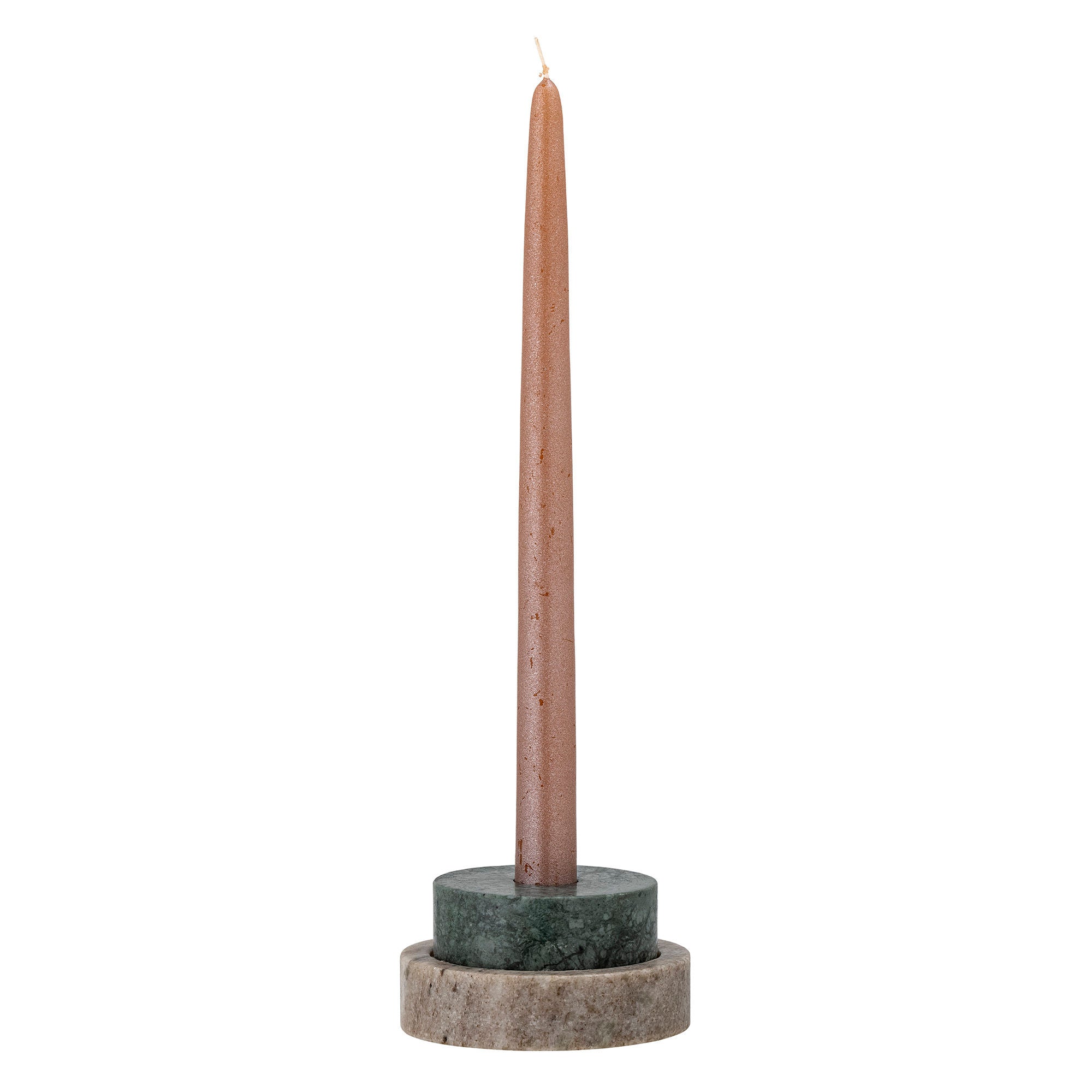 Bloomingville Dalin Votive & Candle, vert, marbre