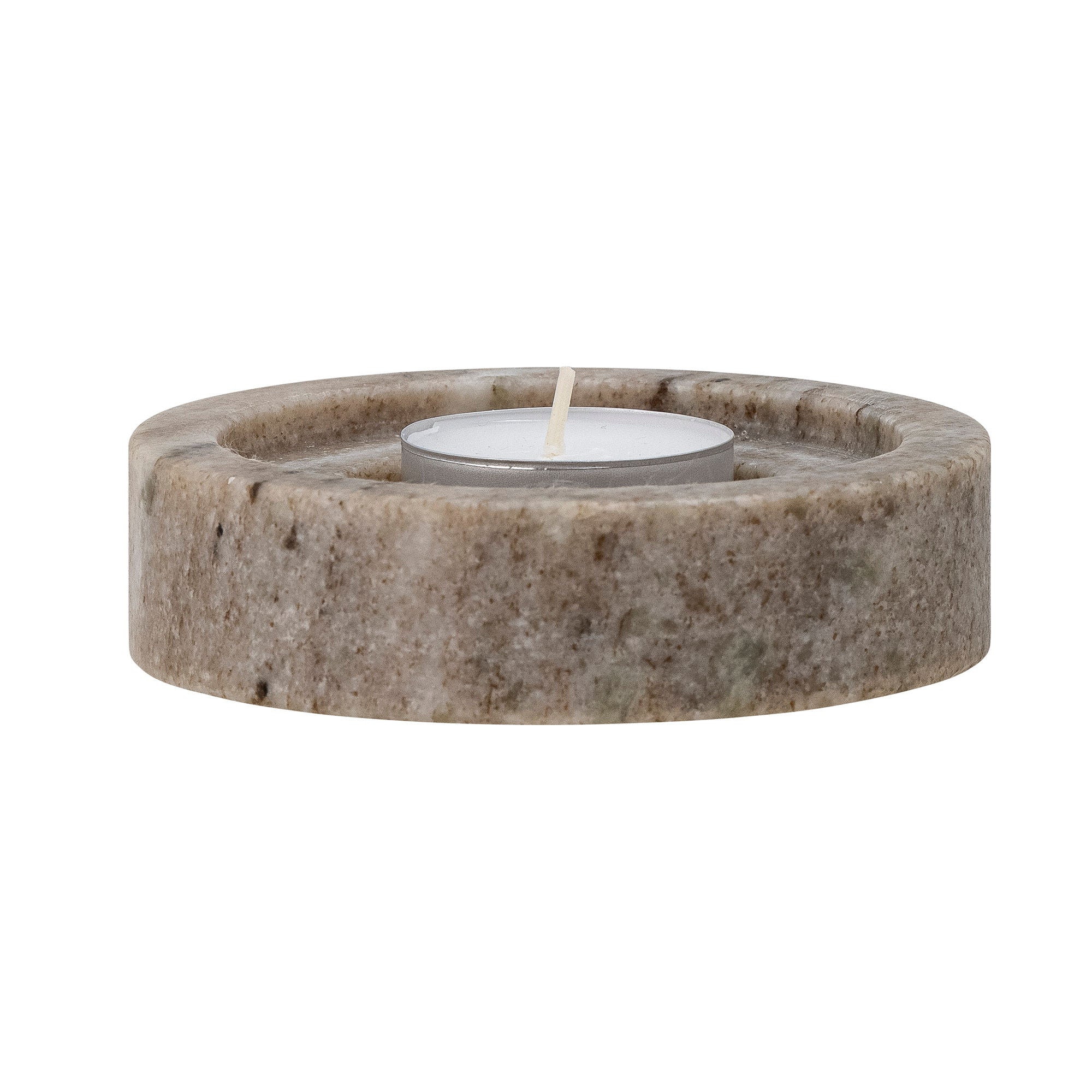 Bloomingville Dalin Votive & Candle, vert, marbre