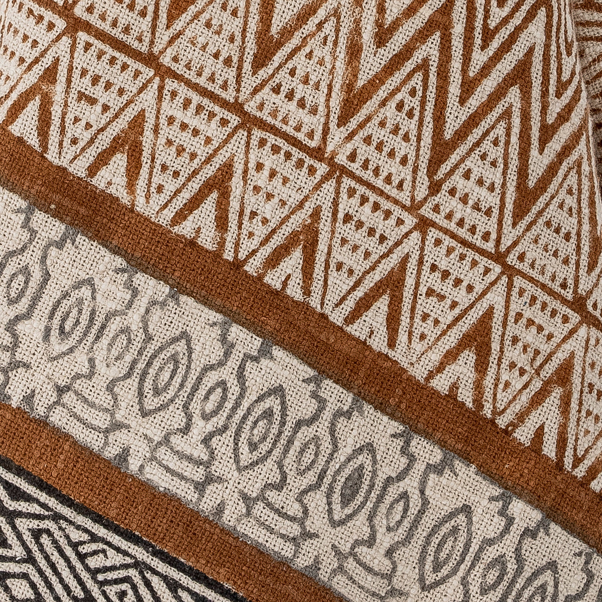 Collezione creativa Madigan Throw, Brown, Cotton