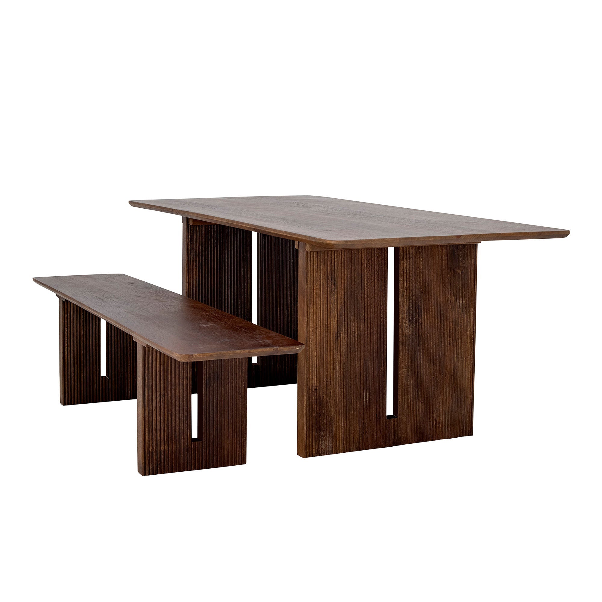 Skapandi safn Milow Bench, Brown, Mango